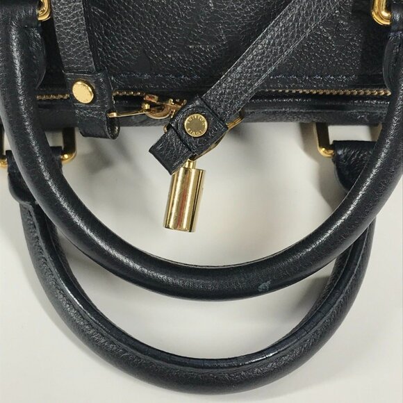 LOUIS VUITTON Navy Monogram Leather Shoulder Bag - Picture 11 of 16